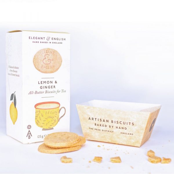 Biscuiti din ingrediente naturale - Lămâie & Ghimbir - 125 g